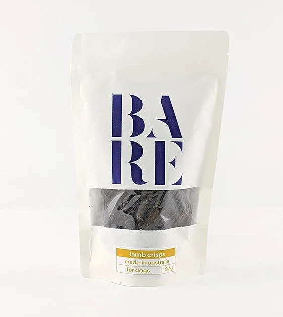 20% OFF: BARE Australian Premium Lamb Crisps Dog Treats