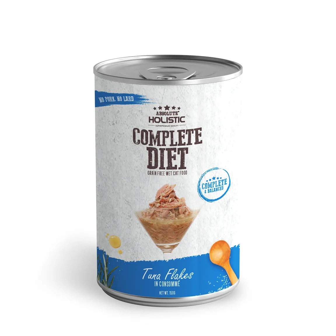 Absolute Holistic Complete Diet Cat Tuna Classic Wet Food 150g