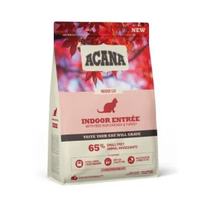 Acana Entree Cat Food for Indoor Cats with Chicken and Turkey 1.8kg