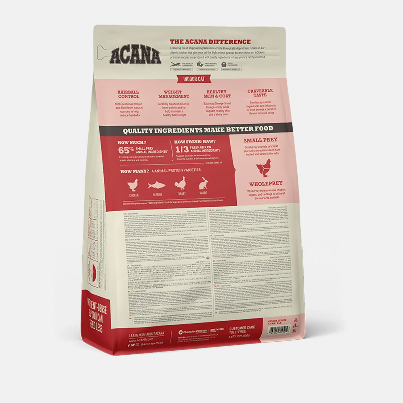 ACANA Indoor Entrée Cat Food 1.8kg