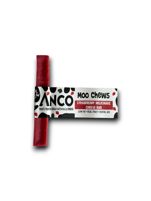 Anco Moo Chews Strawberry Milkshake Cheese Bar- Small