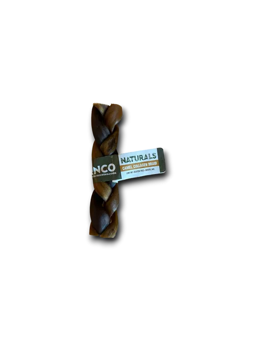 Anco Naturals Medium Camel Collagen Braid Dog Chew