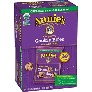 Annie's Homegrown Organic Chocolate Chip Cookie Bites, 10 ct