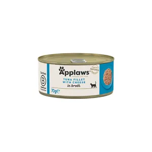 Applaws Tuna Fillet With Cheese In Broth 24 x 70g Wet Cat Food