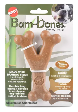 Bam-Bones Chicken Wishbone Chew Toy