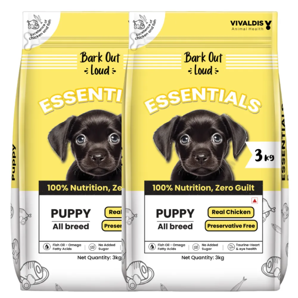 Bark Out Loud Essentials Real Chicken All Breed Puppy Dog Dry Food