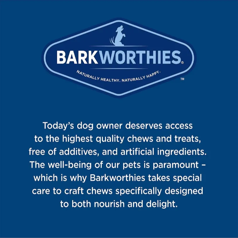 Barkworthies 12 Inch Braided Beef Gullet For Dogs