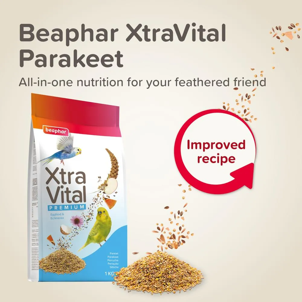 Beaphar XtraVital Parakeet Complete Bird Food 2 Sizes