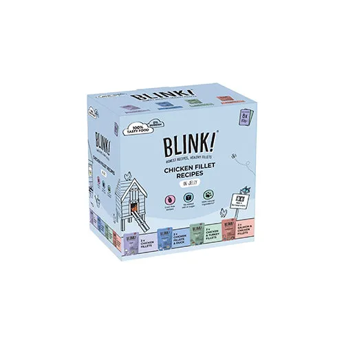 Blink! Chicken Fillet Recipes In Jelly 8 x 85g Wet Cat Food