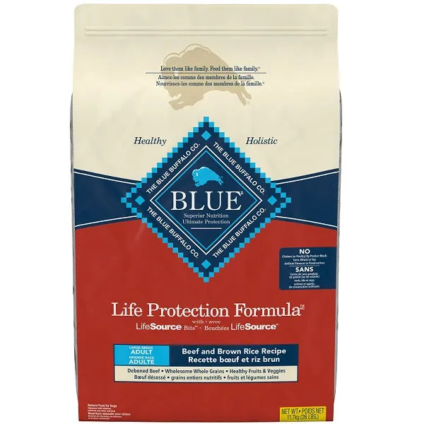 Blue Buffalo Life Protection Large Breed Adult Dog Beef 26lb