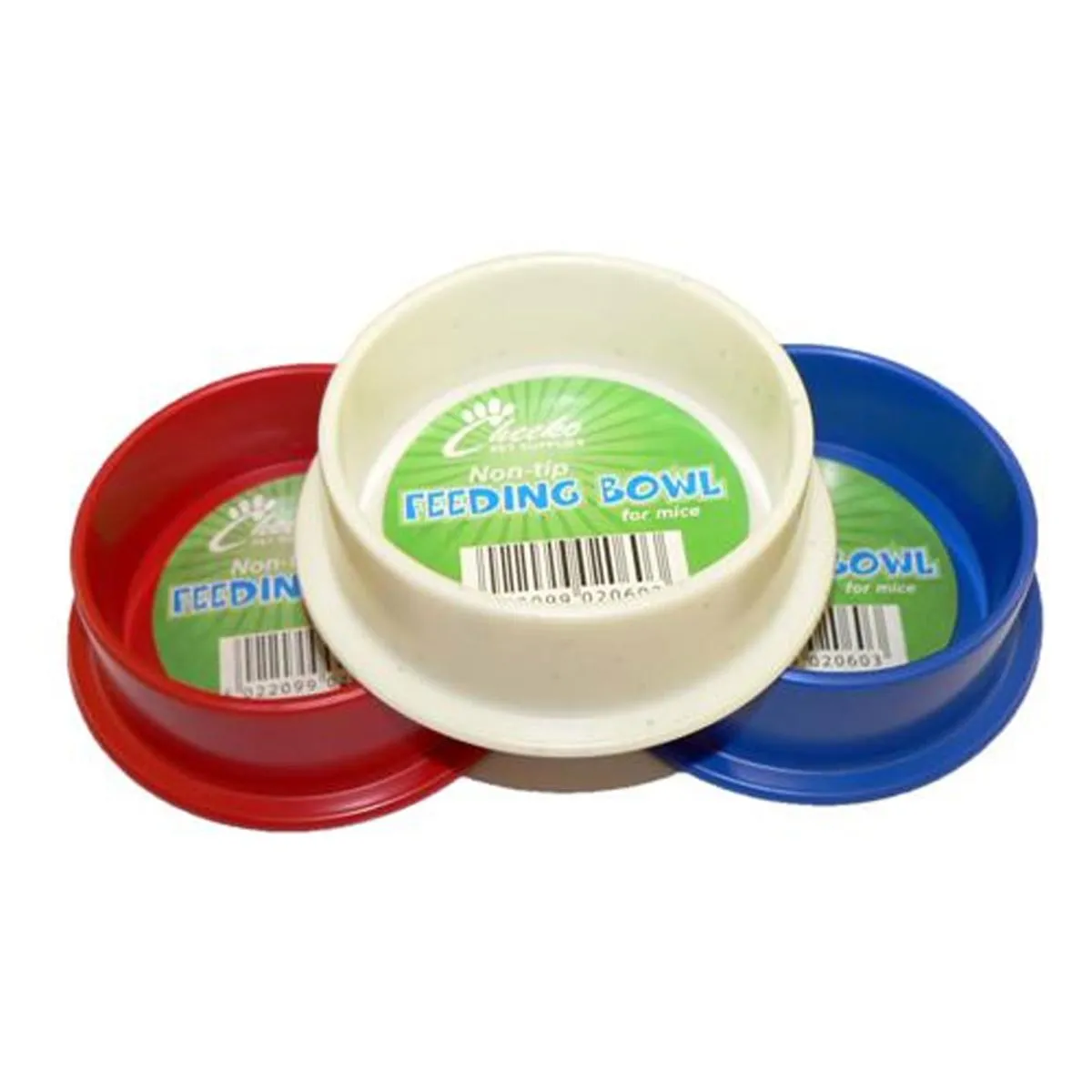 Cheeko | Small Pet Feeding | Non-Tip Plastic Bowl - 13cm