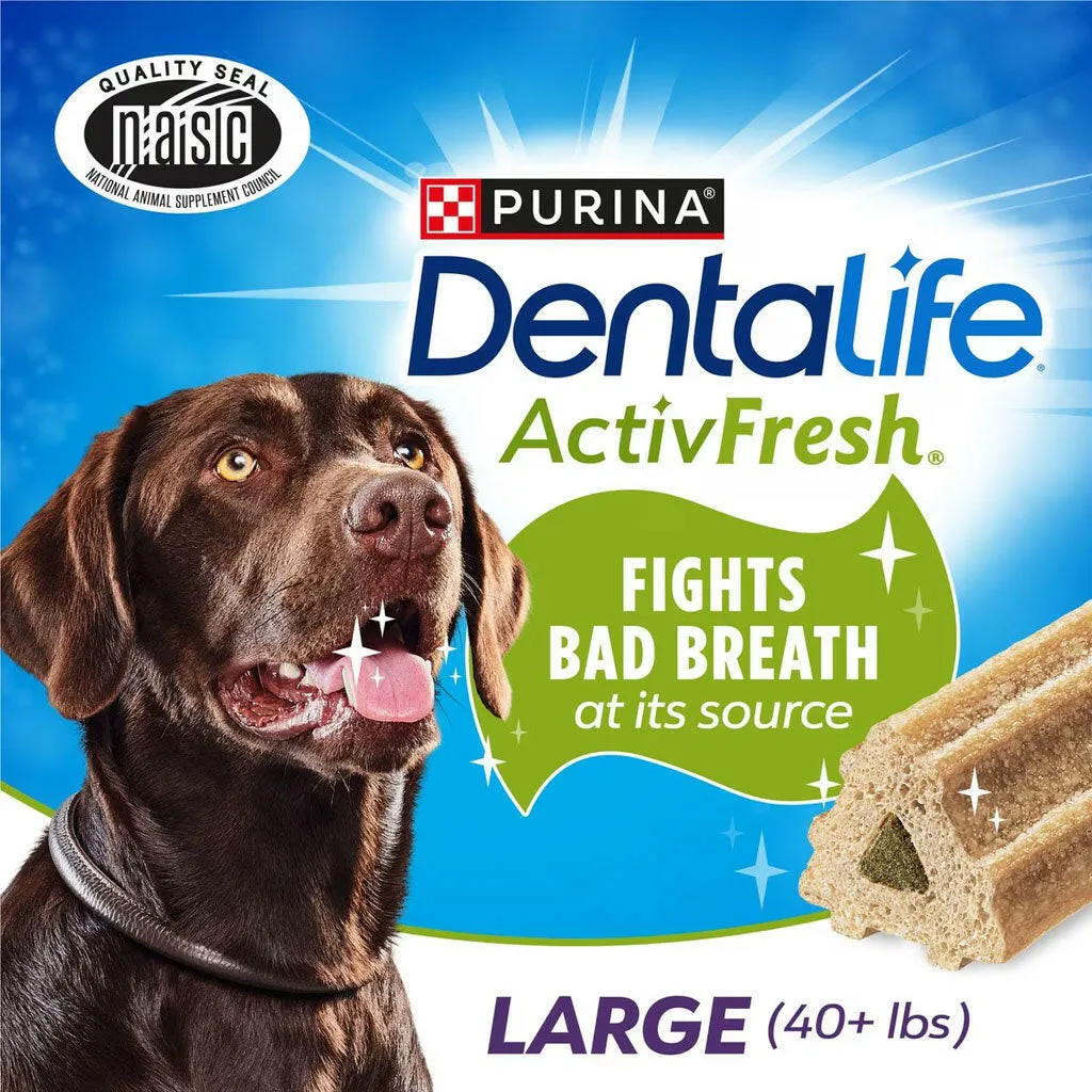 DentaLife ActivFresh Daily Oral Care Large Dental Dog Treats