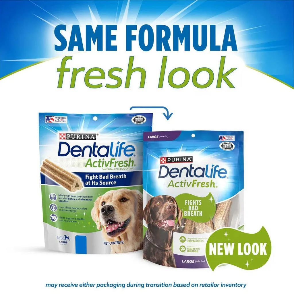 DentaLife ActivFresh Daily Oral Care Large Dental Dog Treats