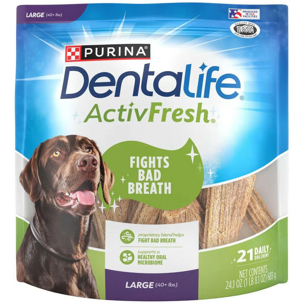 DentaLife ActivFresh Daily Oral Care Large Dental Dog Treats