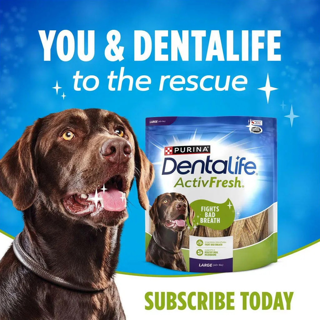 DentaLife ActivFresh Daily Oral Care Large Dental Dog Treats