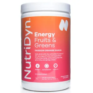 Energy Fruits & Greens Passion Orange Guava by Nutri-Dyn