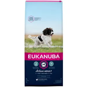 Eukanuba Active Adult Medium Breed Dog Food with Chicken