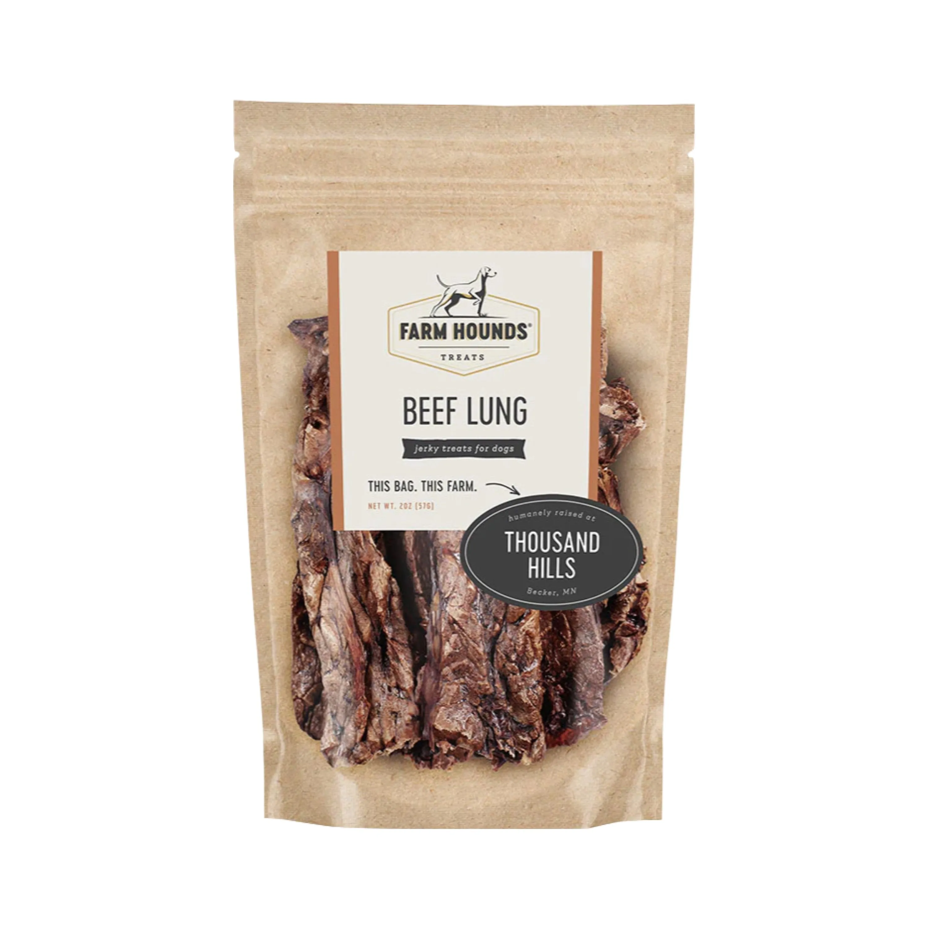 Farm Hounds Beef Lung 2oz