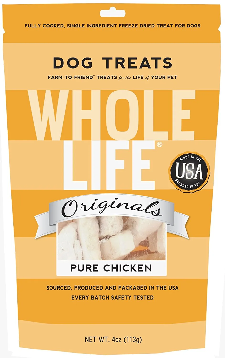 Freeze Dried - Whole Life - Dog Treat - 4 Flavors - USA