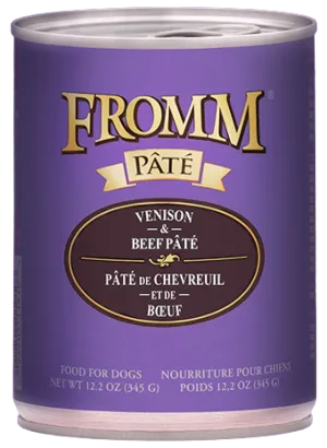 Fromm Venison & Beef Paté Canned Food for Dogs