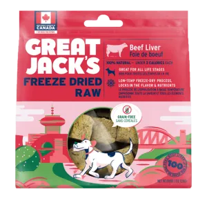 Great Jack's Frz Dr. Raw Beef Liver