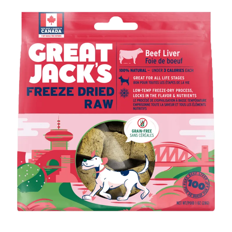 Great Jack's Frz Dr. Raw Beef Liver