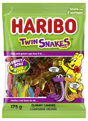 HARIBO TWIN SNAKES GUMMI CANDY