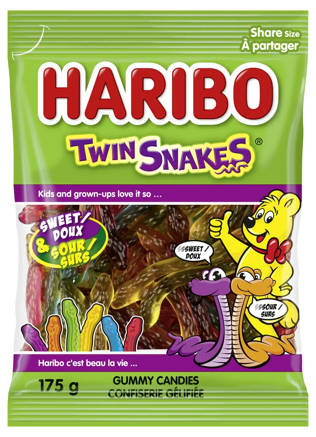 HARIBO TWIN SNAKES GUMMI CANDY