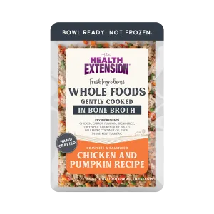 Health Extension Gently Cooked Chicken and Pumpkin Recipe for Dogs (9 oz Pouch)