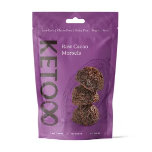 Keto8 Raw Cacao Morsels 128g