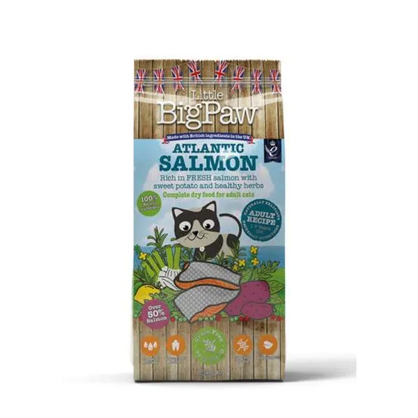 Little Big Paw Atlantic Salmon Complete Adult Cat 1.5kg