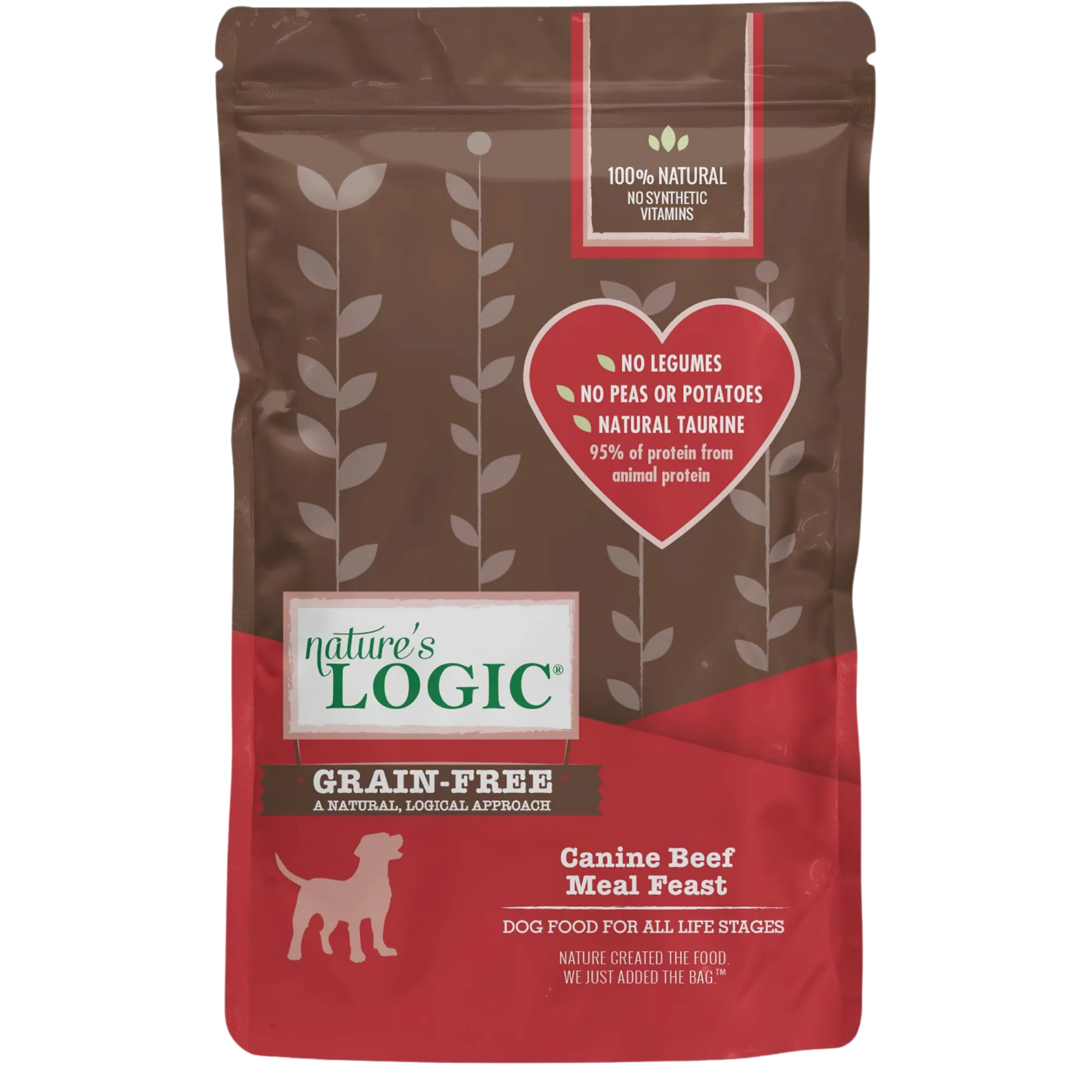 Nature's Logic Canine Beef Meal Feast Dry Dog Food 4.4 lb