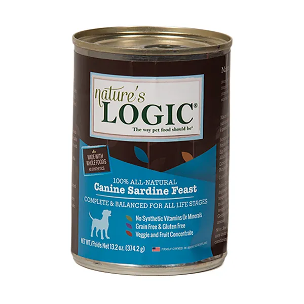 Nature's Logic Canine Sardine Feast Grain-Free Canned Dog Food, 13.2-oz