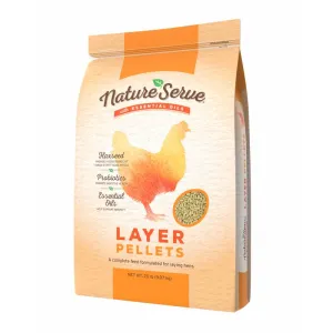 NatureServe Layer Feed Pellets For Poultry 20 lb