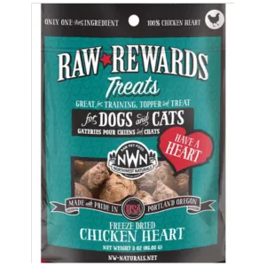 Northwest Naturals Freeze-Dried Chicken Heart Dog and Cat Treats