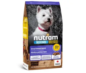 NUTRAM SOUND (S7) BALANCED WELLNESS for Small Breeds: Chicken and Brown Rice