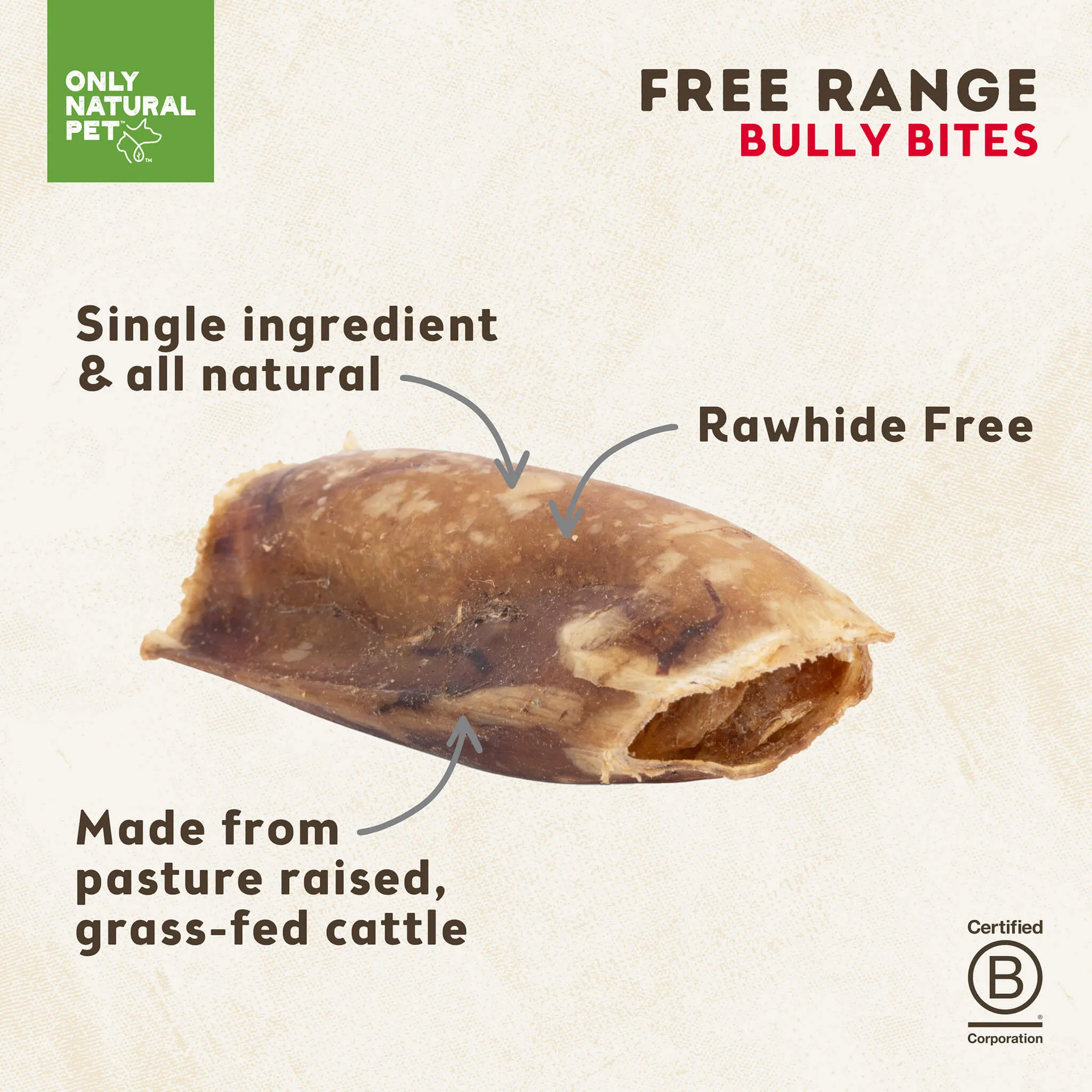 Only Natural Pet Free Range Bully Bites for Dogs