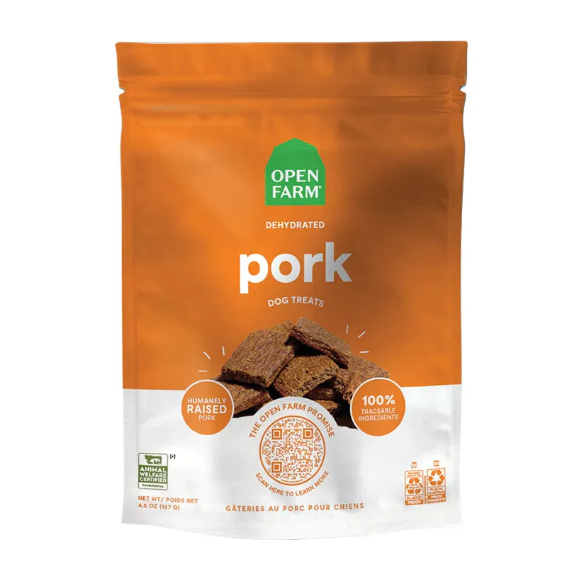 Open Farm Dehydrated Pork Treat 4.5oz