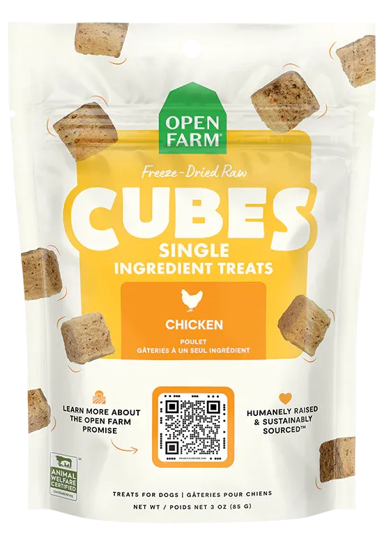 Open Farm - Freeze Dried Raw -  Single Ingredient Chicken Dog Treats