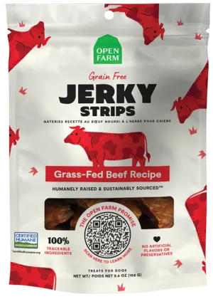 Open Farm - Grain Free Grass Fed Beef Jerky Dog Treats