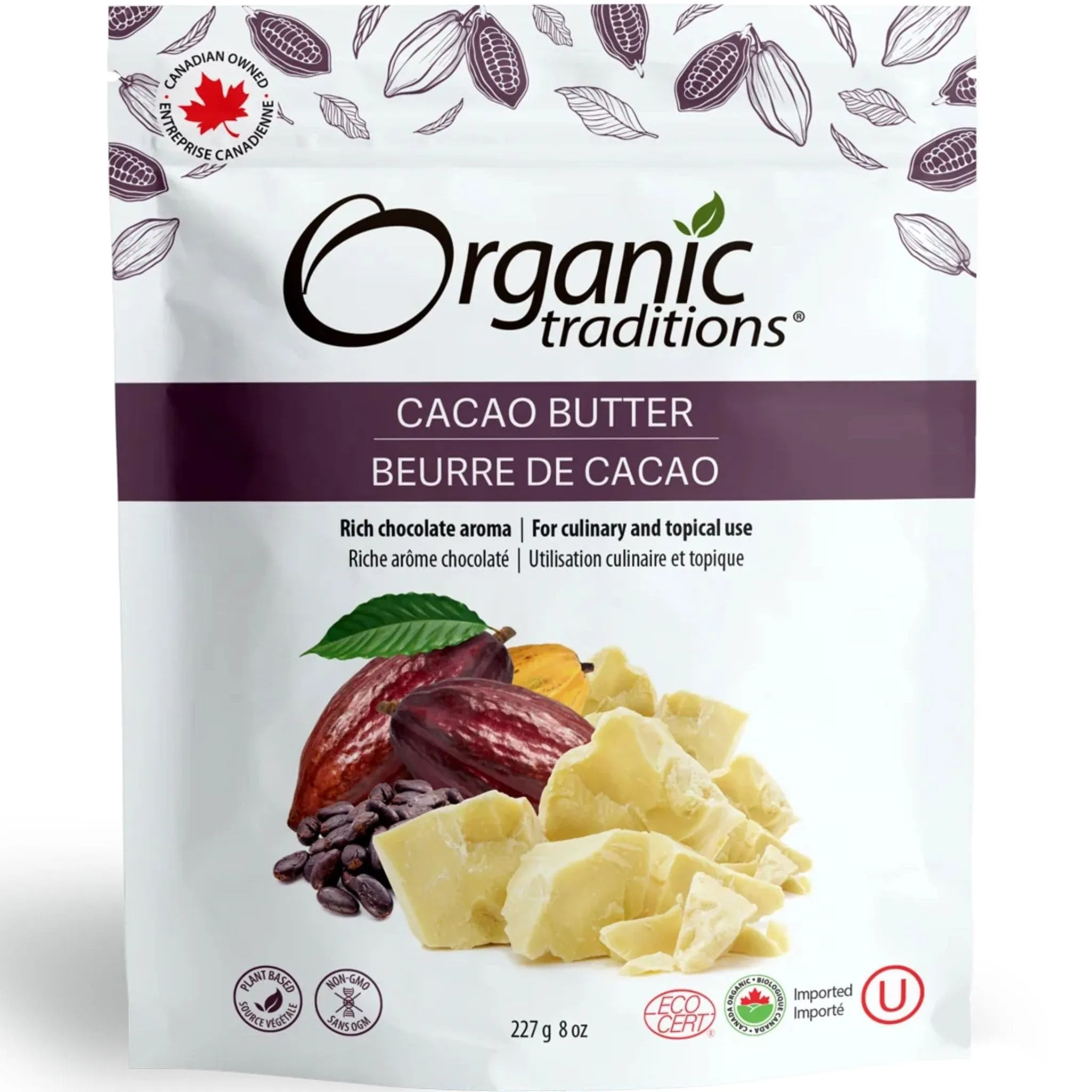 Organic Traditions Cacao Butter