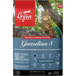 Orijen Guardian 8 Formula Cat Dry Premium Food, All Natural Biologically-Approriate, 340g