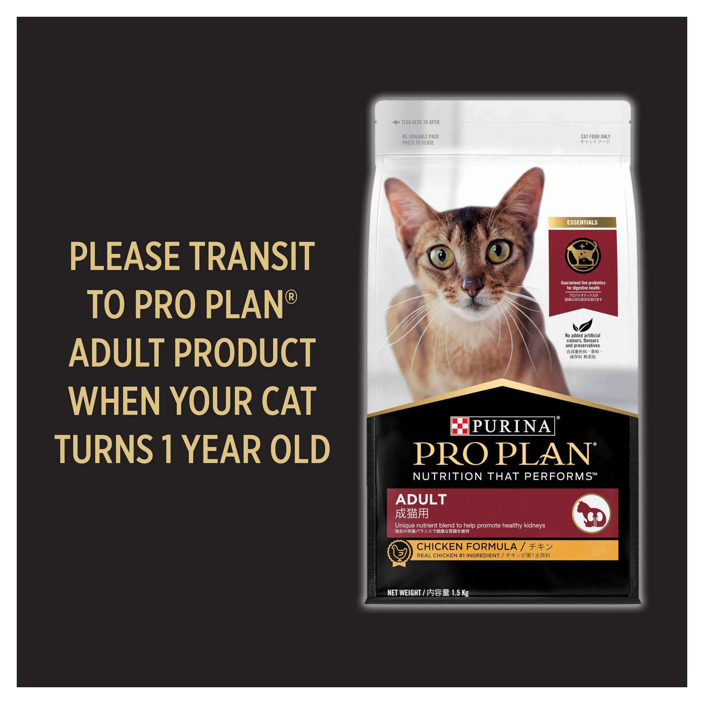 Pro Plan Chicken Kitten Dry Cat Food 3.5kg