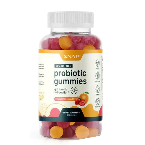 Probiotic Gummies (Sugar Free) 60 Count By Snap Supplements