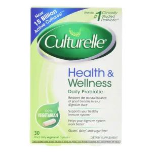 Probiotic With Lactobacillus 30 Veg Caps By Culturelle