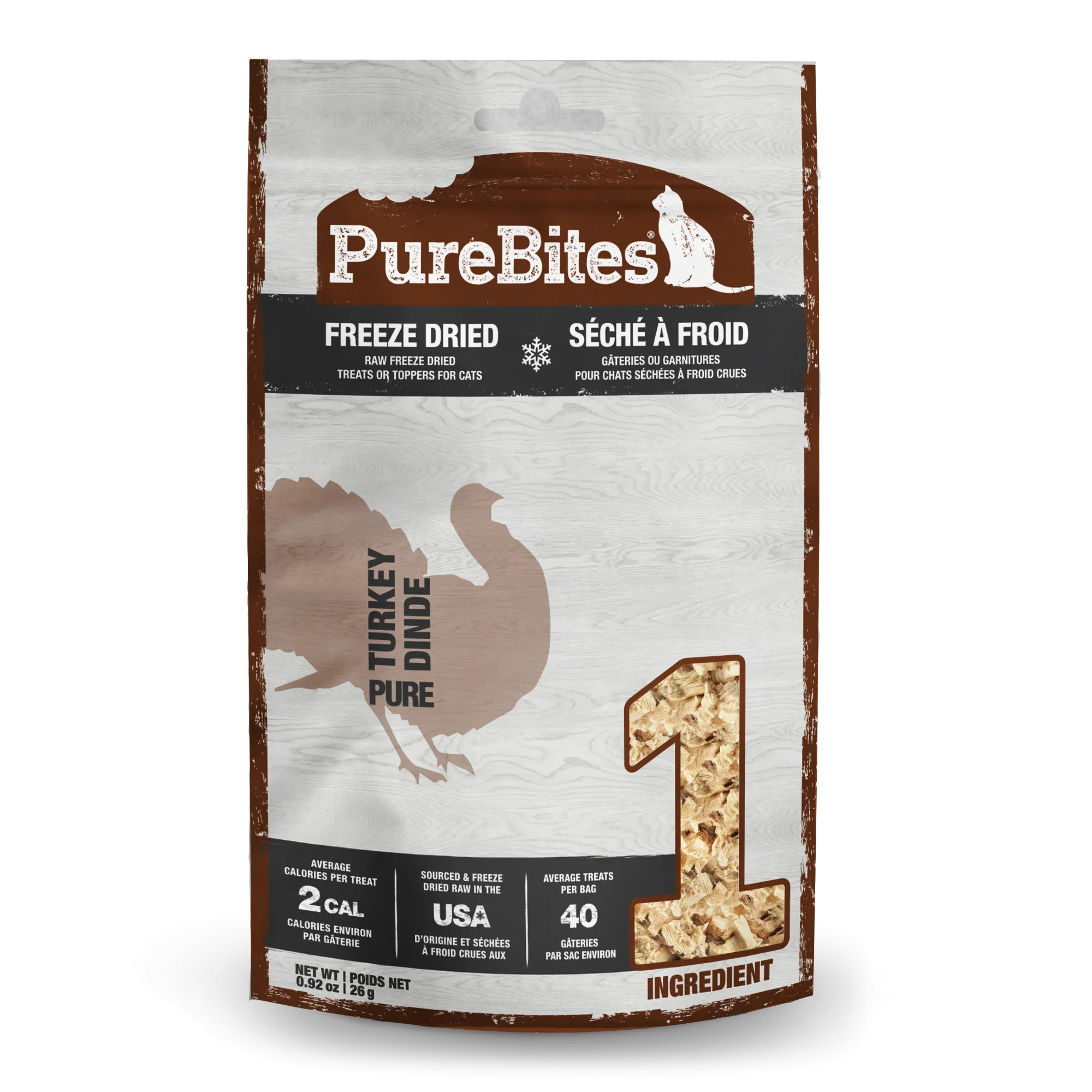 PureBites Dried Turkey Breast Treats Cat