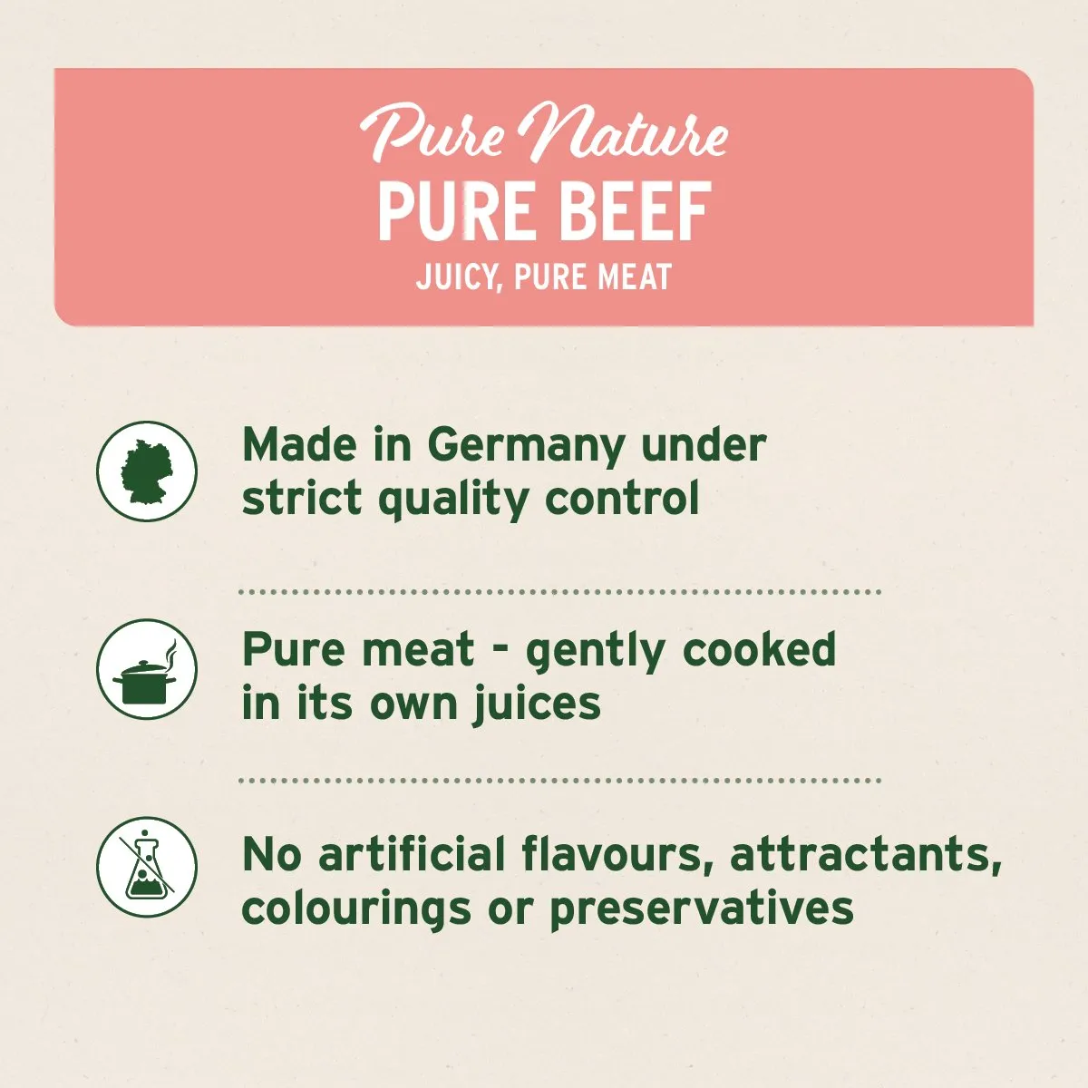 PureNature Pure Beef - Wet food for Dogs