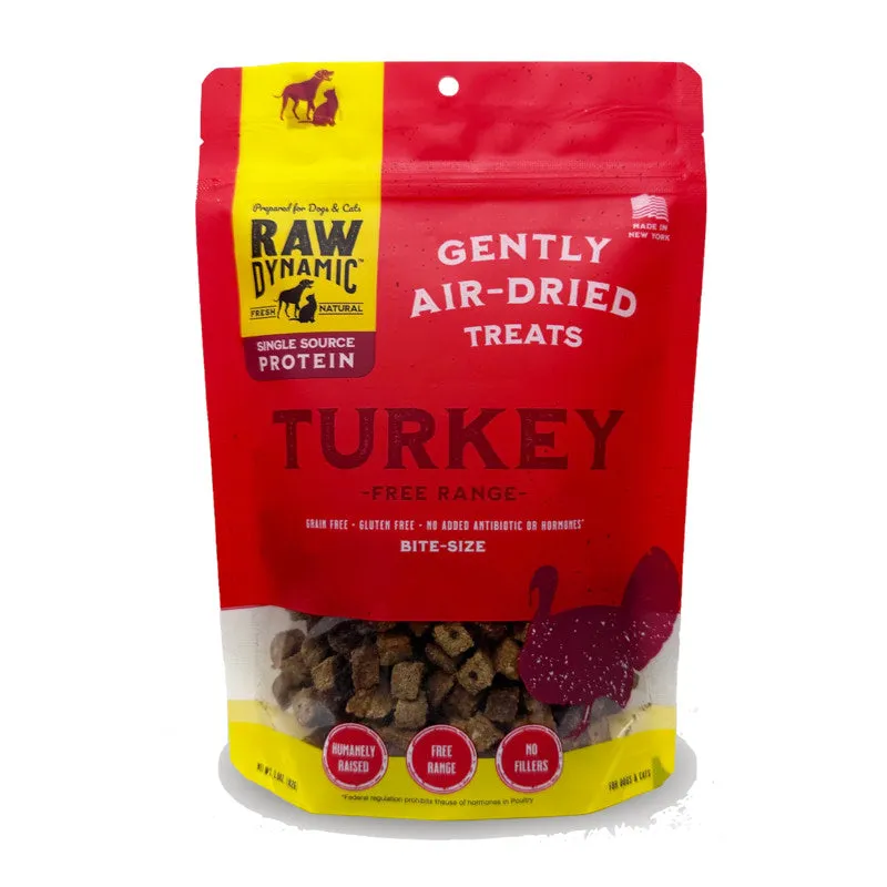 Raw Dynamic Air-Dried Raw Turkey Treats 3.6oz