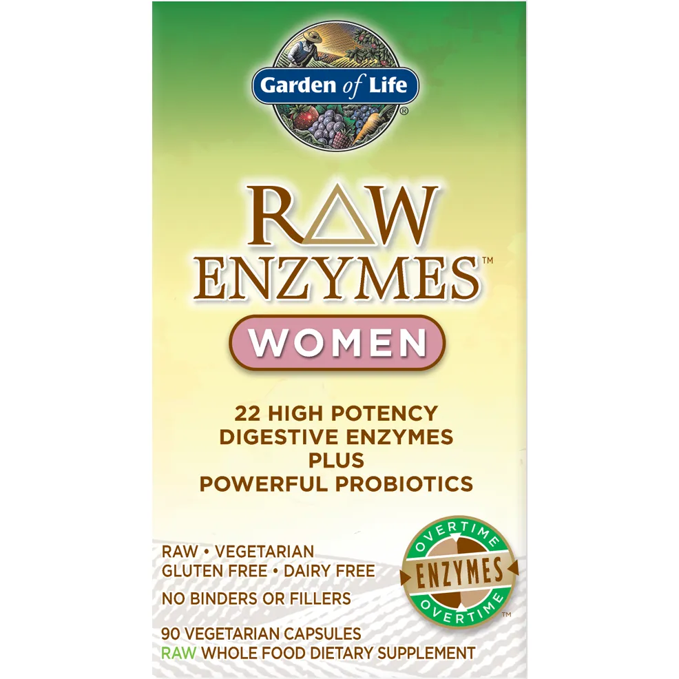 RAW Enzymes Women 90 vcaps by Garden Of Life