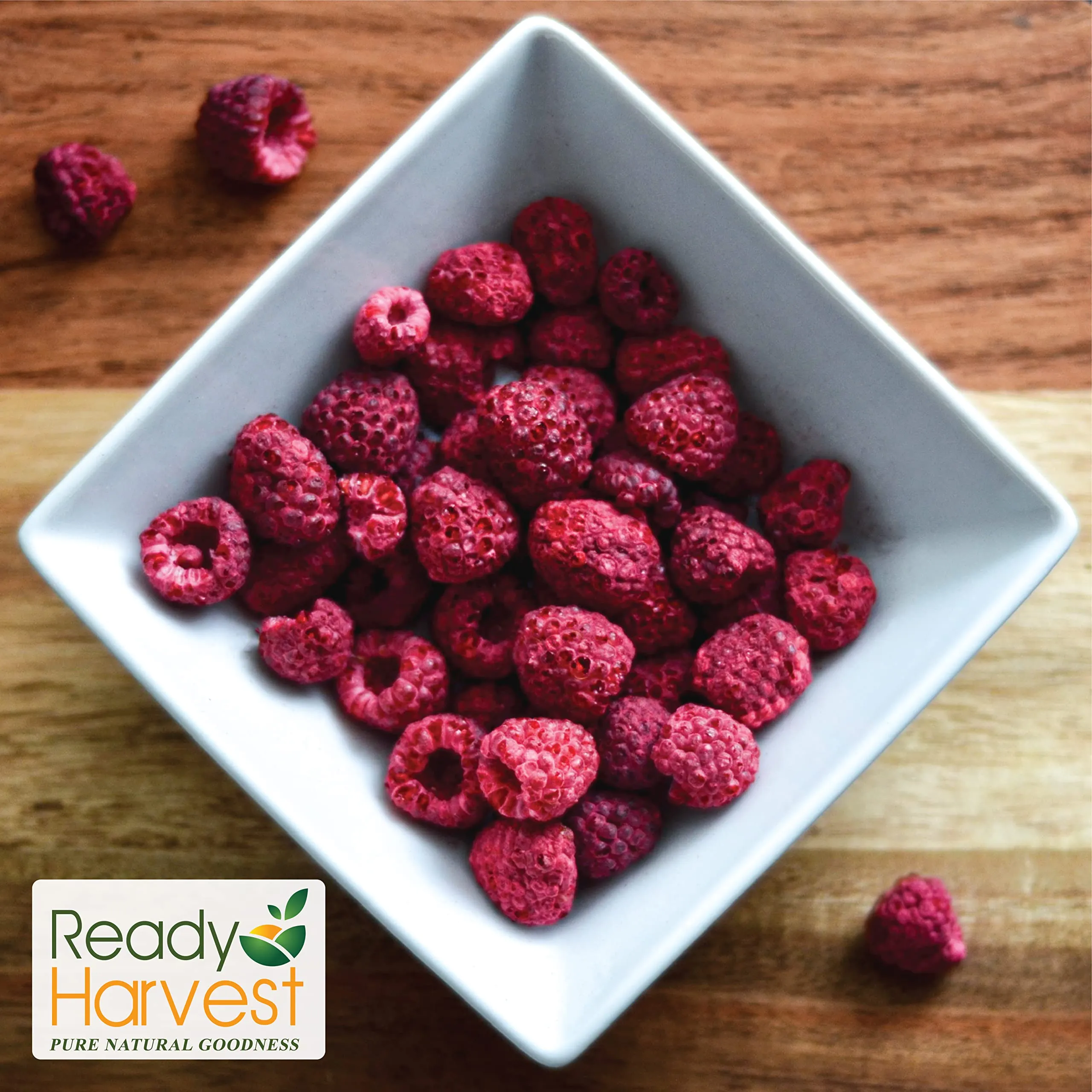 Ready Harvest Freeze-Dried Whole Food Raspberries - 30 Year Shelf Life - #10 Can